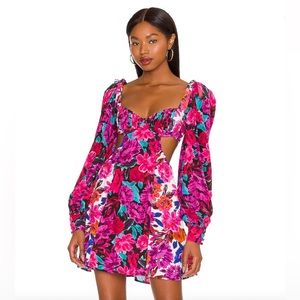 For Love & Lemons Scarlett Mini Dress